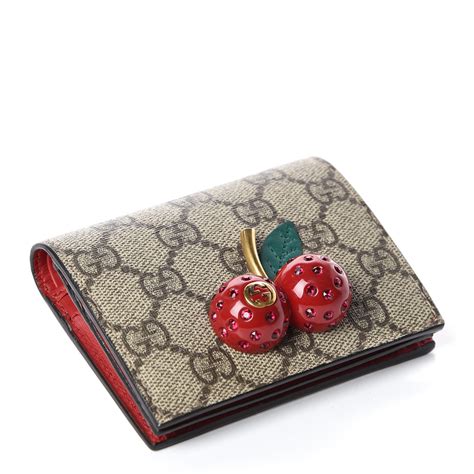 gucci cherry wallet
